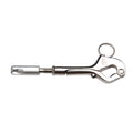 C. Sherman Johnson Over Center Gate Hook w/Splice Eye — marine rigging