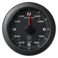 Veratron 3-3/8" (85MM) OceanLink® Compass - 360° - Black Dial & Bezel — marine gauges