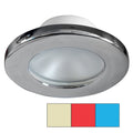 I2Systems Inc i2Systems Apeiron A3120 Screw Mount Light - Red, Warm White & Blue - Chrome Finish — marine dome/down lights