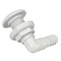Johnson Pump Thru-Hull Connector - 3/4" - 90° - White — marine accessories