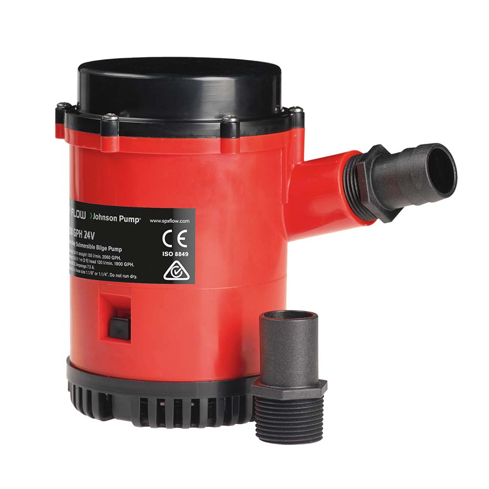 Johnson Pump Heavy Duty Bilge Pump 2200 GPH - 24V — marine bilge pumps