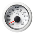 Veratron 52MM (2-1/16") ViewLine Battery Status Gauge -150/+150AMP - White Dial & Bezel — marine gauges