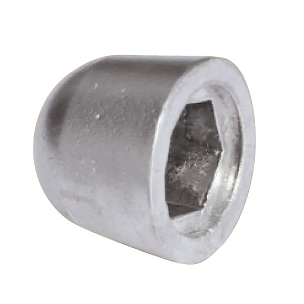 Tecnoseal Zinc Nut Sidepower Anode f/SP125T-285TC, SE120, SE150, SP220/300 HYD & SH160 Sleipner Bow Thruster Propellers — marine anodes