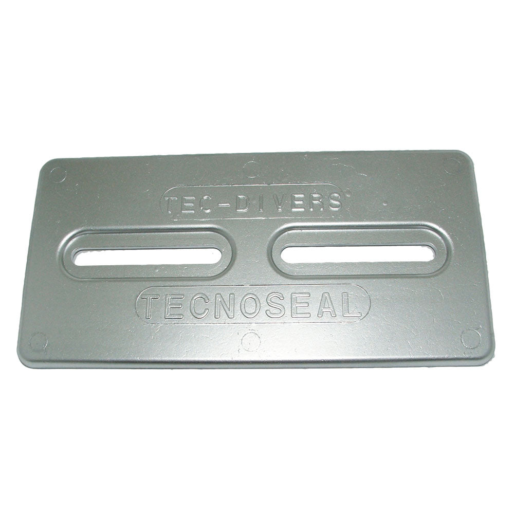 Tecnoseal Aluminum Plate Anode - 12" x 6" x 1/2" — marine anodes