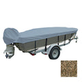 Carver by Covercraft Carver Performance Poly-Guard Wide Series Styled-to-Fit Boat Cover f/15.5' V-Hull Fishing Boats - Shadow Grass — marine winter covers