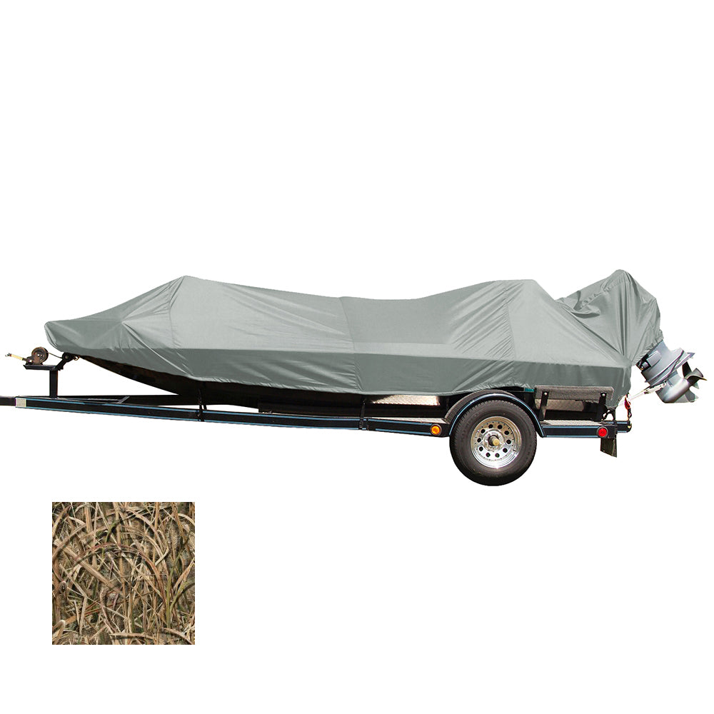 Carver by Covercraft Carver Performance Poly-Guard Styled-to-Fit Boat Cover f/18.5' Jon Style Bass Boats - Shadow Grass — marine winter covers