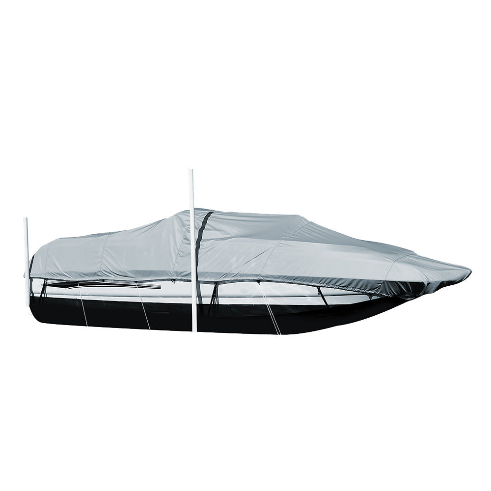 Carver by Covercraft Carver Performance Poly-Guard Styled-to-Fit Boat Cover f/20.5' Sterndrive Deck Boats w/Walk-Thru Windshield - Grey — marine winter covers