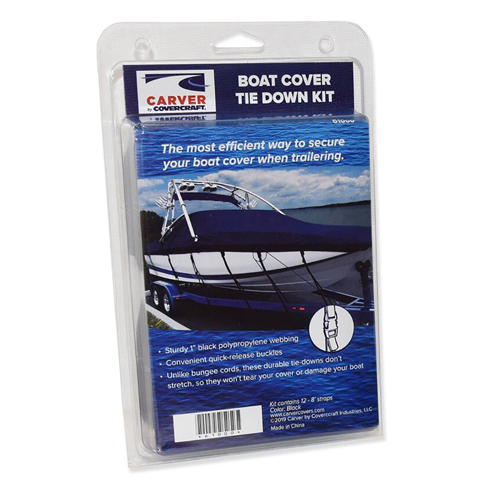 Carver by Covercraft Carver Boat Cover Tie Down Kit — marine winter covers