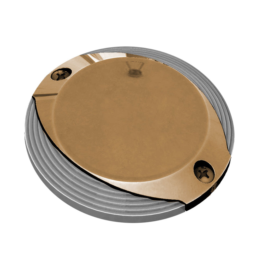 Lumitec Scallop Pathway Light - Spectrum RGBW - Bronze Housing — marine interior / courtesy light