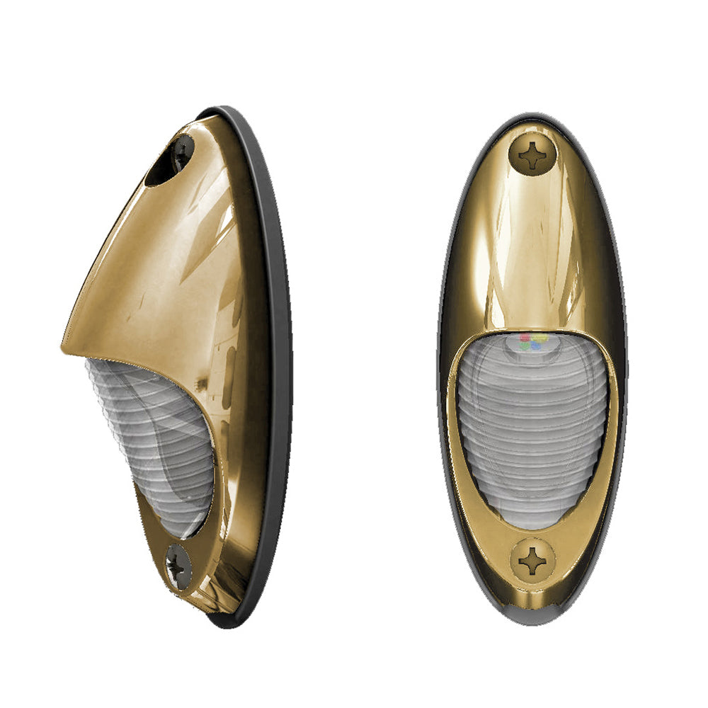 Lumitec Nautilus Piling Light - Warm White - Bronze Housing — marine interior / courtesy light