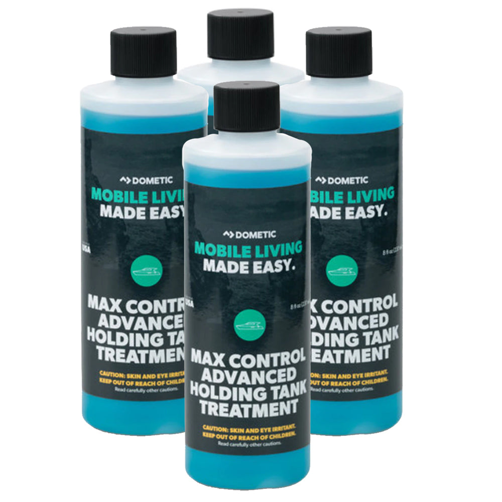 Dometic Max Control Holding Tank Deodorant - Four (4) Pack of 8oz Bottles — marine cleaning