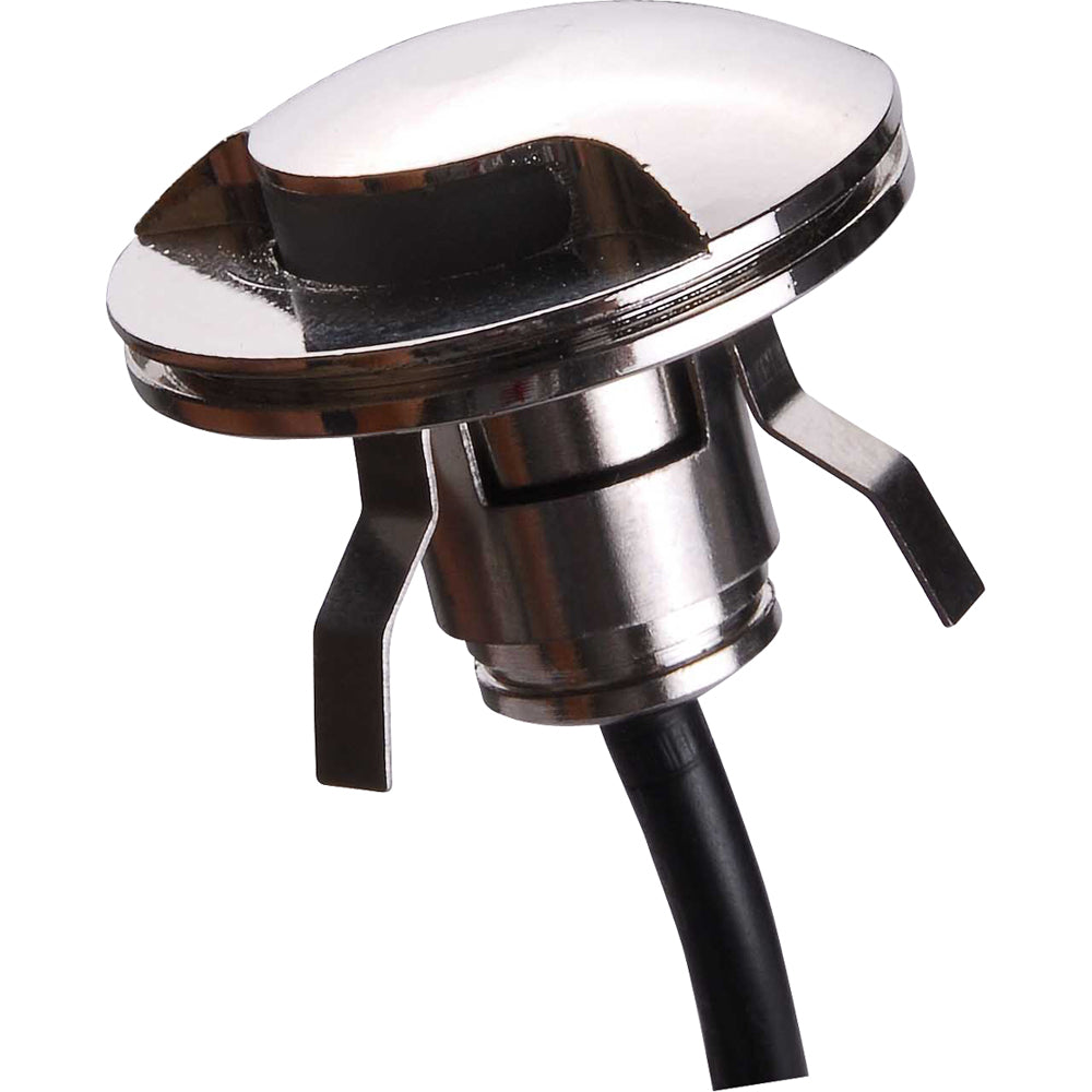 Lunasea Lighting Lunasea 316 Polished Stainless Steel LED Waterproof Courtesy Light - Warm White - 12VDC Only — marine interior / courtesy light