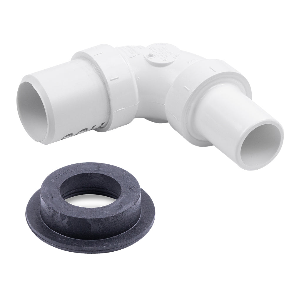 Dometic Inlet Elbow Assembly Uniseal Kit — marine fittings