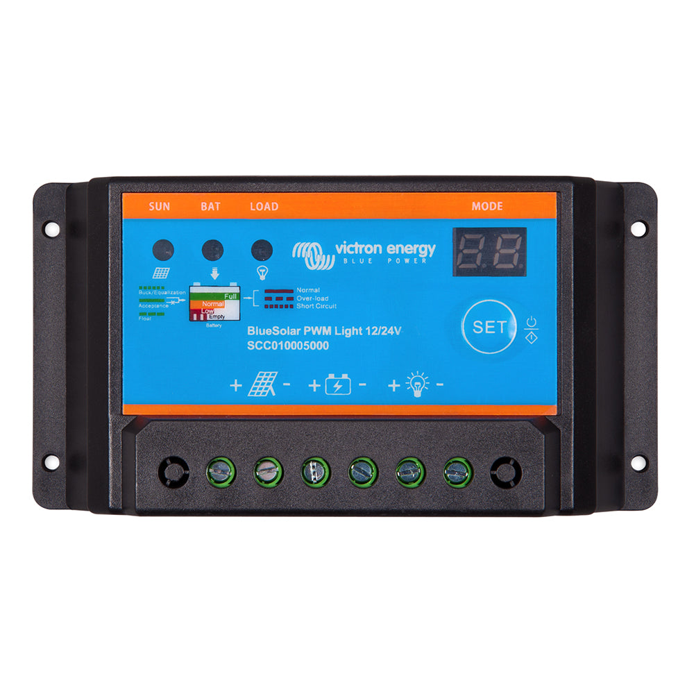 Victron Energy Victron BlueSolar PWM-Light Charge Controller - 12/24V - 20AMP — marine battery management