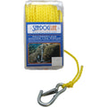 Sea-Dog Poly Pro Anchor Line w/Snap - 1/4" x 50' - Yellow — marine rope & chain