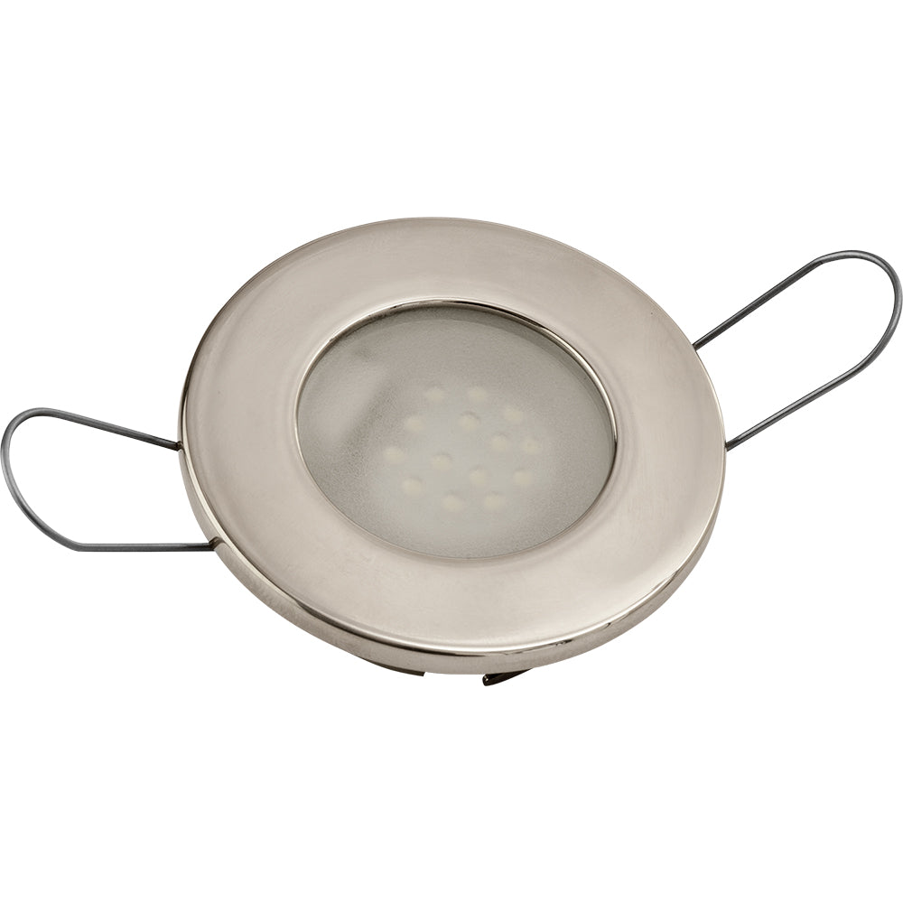 Sea-Dog LED Overhead Light - Brushed Finish - 60 Lumens - Frosted Lens - Stamped 304 Stainless Steel — marine interior / courtesy light
