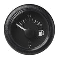 Veratron 52MM (2-1/16") ViewLine Fuel Level Gauge Empty-Full - 0-90 OHM - Black Dial & Round Bezel — marine gauges