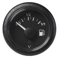 Veratron 52MM (2-1/16") ViewLine Fuel Level Gauge 0-1/1 - 3 to 180 OHM - Black Dial & Round Bezel — marine gauges
