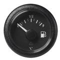 Veratron 52MM (2-1/16") ViewLine Fuel Level Gauge Empty/Full - 240-33.5 OHM - Black Dial & Round Bezel — marine gauges