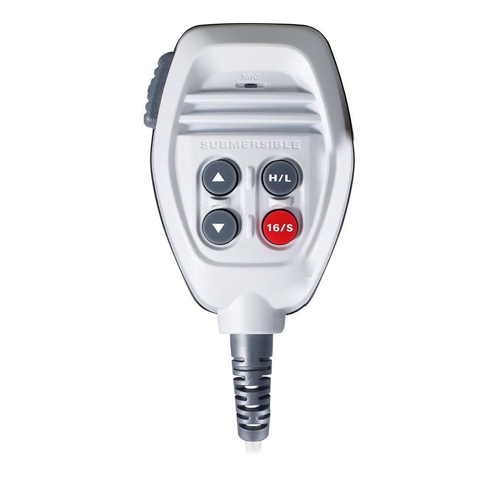 Standard Horizon Microphone f/GX14xx & GX18xx Series - White — marine accessories