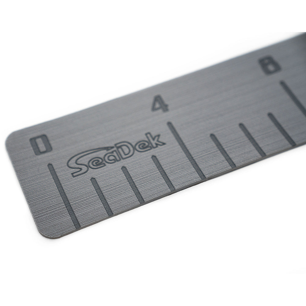 SeaDek 36" Fish Ruler - Storm Grey w/SeaDek Logo — marine deck / galley
