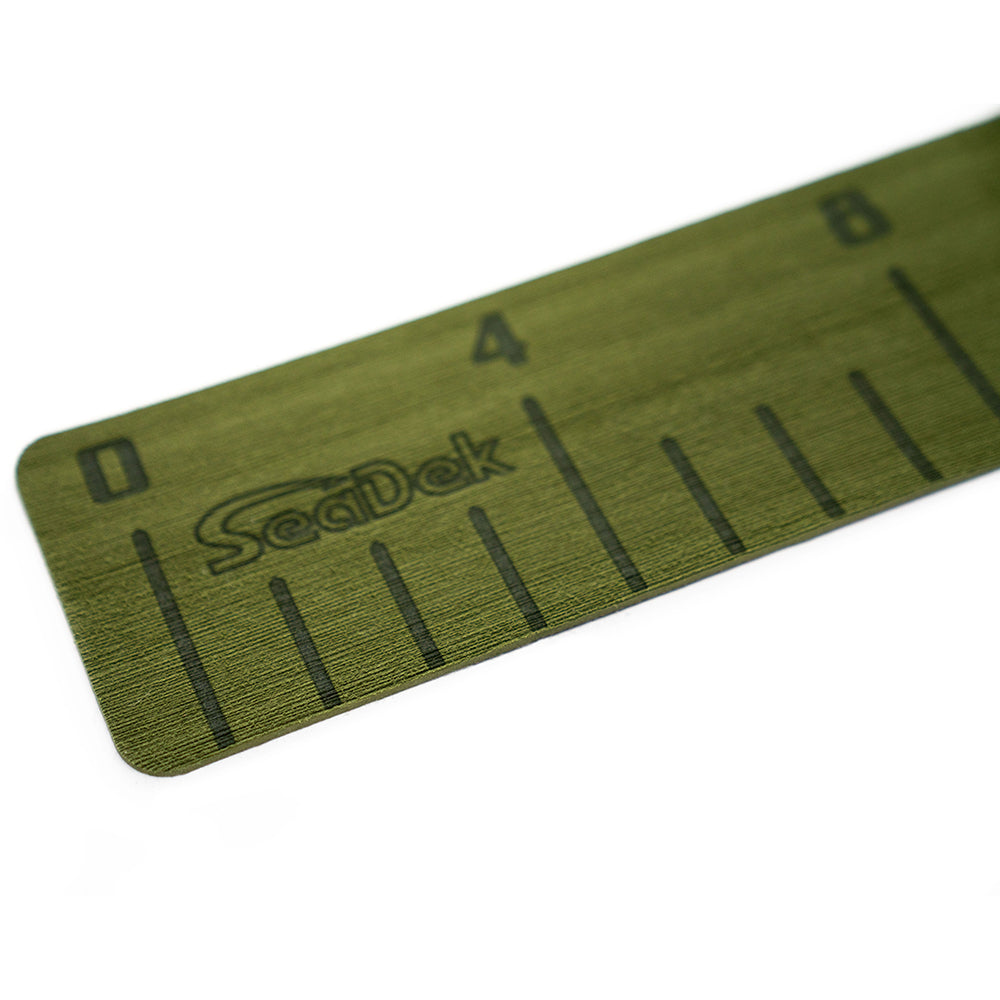 SeaDek 36" Fish Ruler - Olive Green w/SeaDek Logo — marine deck / galley