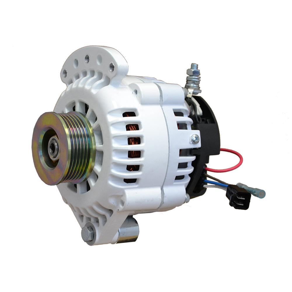 Balmar Alternator 120 Amp 12V 1-2" Single Foot Single K6 Pulley w/Isolated Grounding — marine alternators