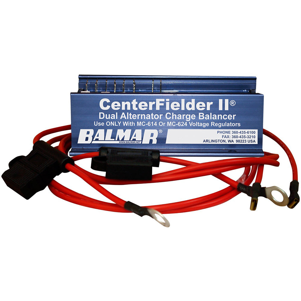 Balmar Centerfielder II 12/24V w/Wires - 2 Engines, 1 Bank — marine alternators