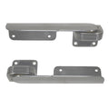 TACO Marine TACO Command Ratchet Hinges - 9-3/8" - Polished 316 Stainless Steel - Pair — marine hinges