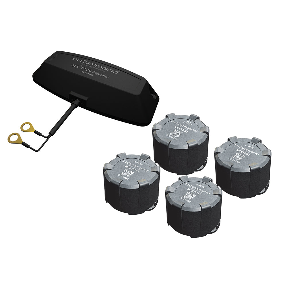 iN-Command Control Systems iN-Command Tire Pressure Monitoring System - 4 Sensor & Repeater Package — marine trailering