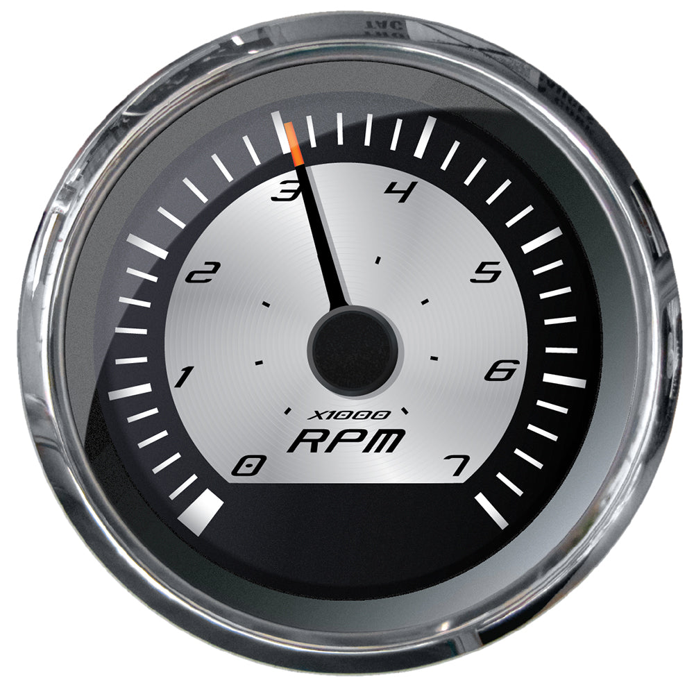 Faria Beede Instruments Faria Platinum 4" Tachometer - 7000 RPM (Gas - Inboard, Outboard & I/O) — marine gauges