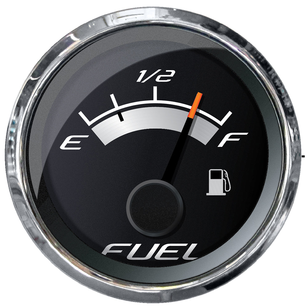 Faria Beede Instruments Faria Platinum 2" Fuel Level Gauge (E-1/2-F) — marine gauges