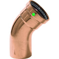 Viega ProPress - 2-1/2" - 45° Copper Elbow - Street/Press Connection - Smart Connect Technology — marine fittings