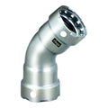Viega MegaPress 1/2" 45° Stainless Steel 304 Elbow - Double Press Connection - Smart Connect Technology — marine fittings