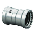 Viega MegaPress 4" Carbon Steel Coupling w/Stop w/FMK Double Press Connection - Smart Connect Technology — marine fittings