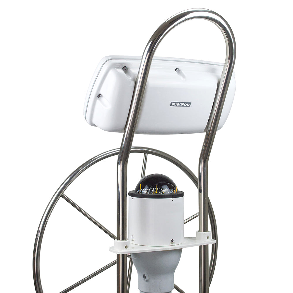 NavPod SystemPod Precut f/Simrad NSS9 evo3 B&G Zeus3 9 & Space f/12″ Wide Guard — marine display mounts