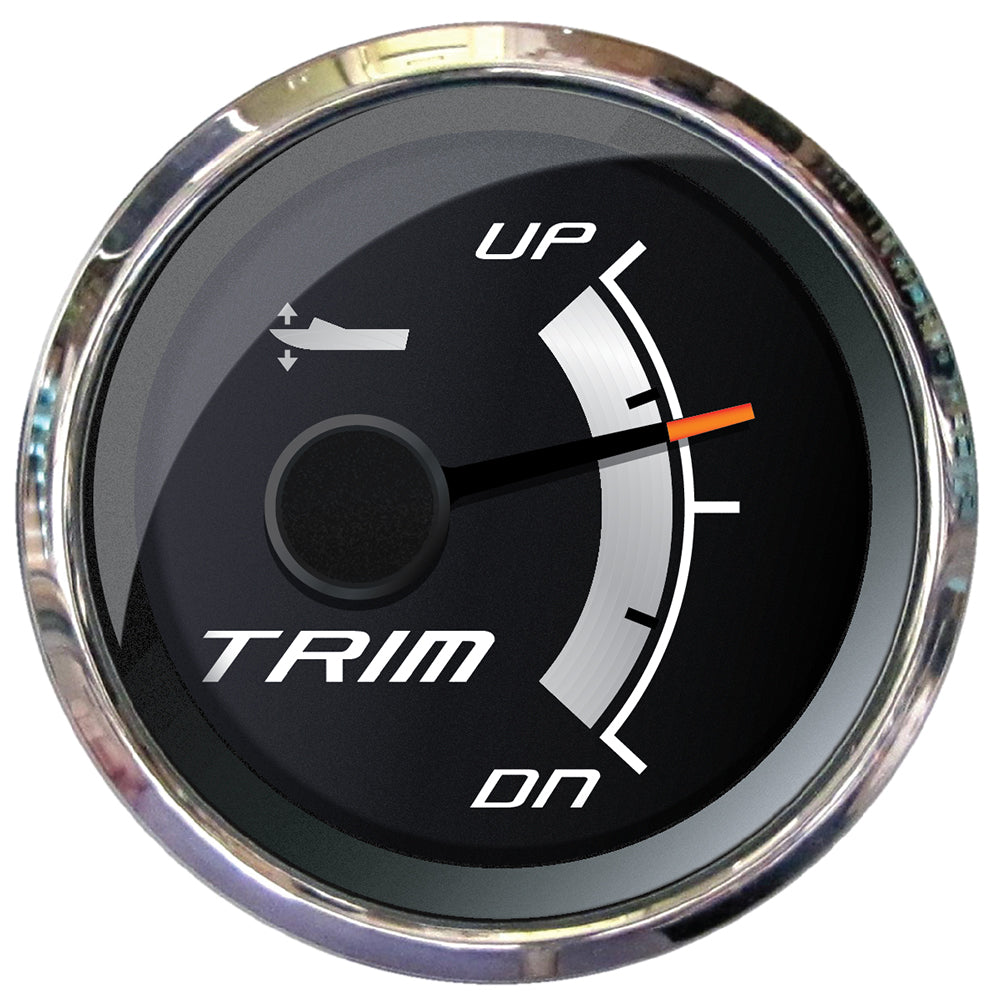 Faria Beede Instruments Faria Platinum 2" Trim Gauge f/Mercury, Mariner, Mercruiser, Volvo DP, Yamaha 2001 & Newer — marine gauges