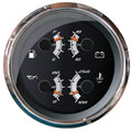 Faria Beede Instruments Faria Platinum 4" Multi-Function - Fuel, Oil, Volt & Water Temperature — marine gauges