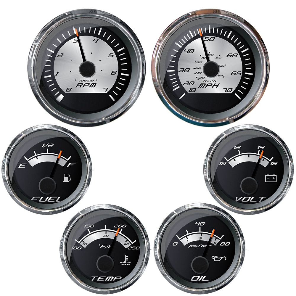 Faria Beede Instruments Faria Platinum Series Box Set - Inboard Motors — marine gauges