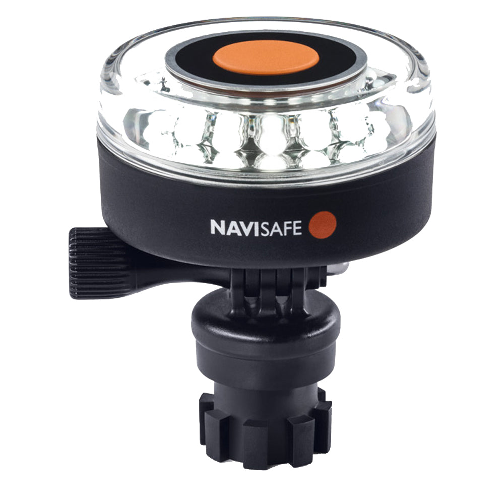 Navisafe Navilight All-White 5 Mode 360° 2NM w/Navimount Base — marine paddlesports