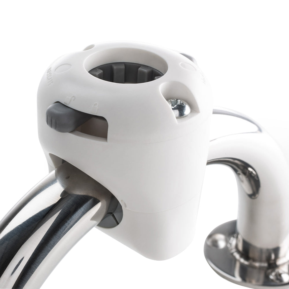 Navisafe Navimount Rail Mount White w/Screws — marine paddlesports