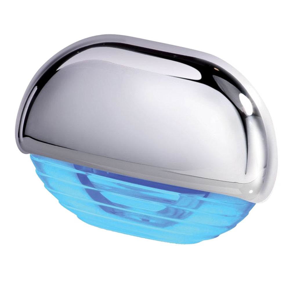 Hella Marine Easy Fit Step Lamp - Blue Chrome Cap — marine interior / courtesy light