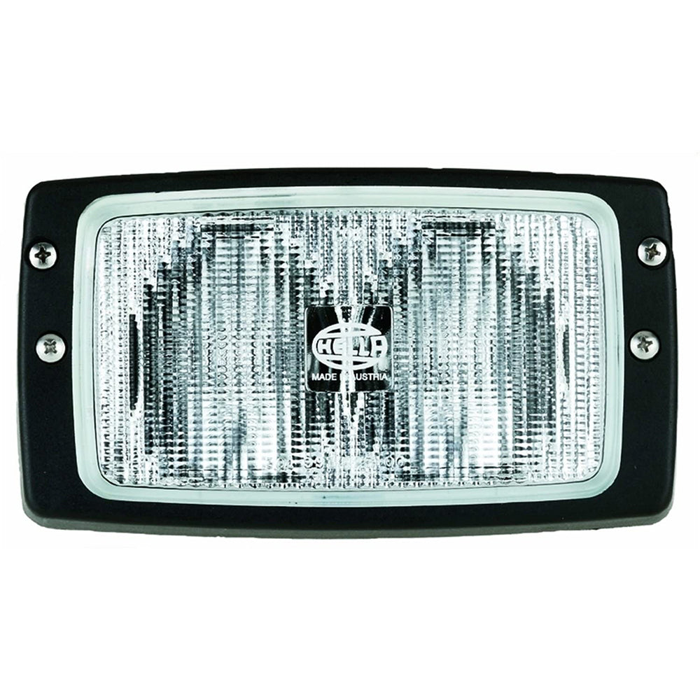 Hella Marine Flush Mount Double Beam Halogen Spreader Light — marine flood/spreader lights