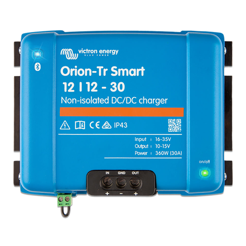 Victron Energy Orion-TR Smart 12/12-30 30A (360W) Non-Isolated DC-DC or Power Supply — marine battery chargers