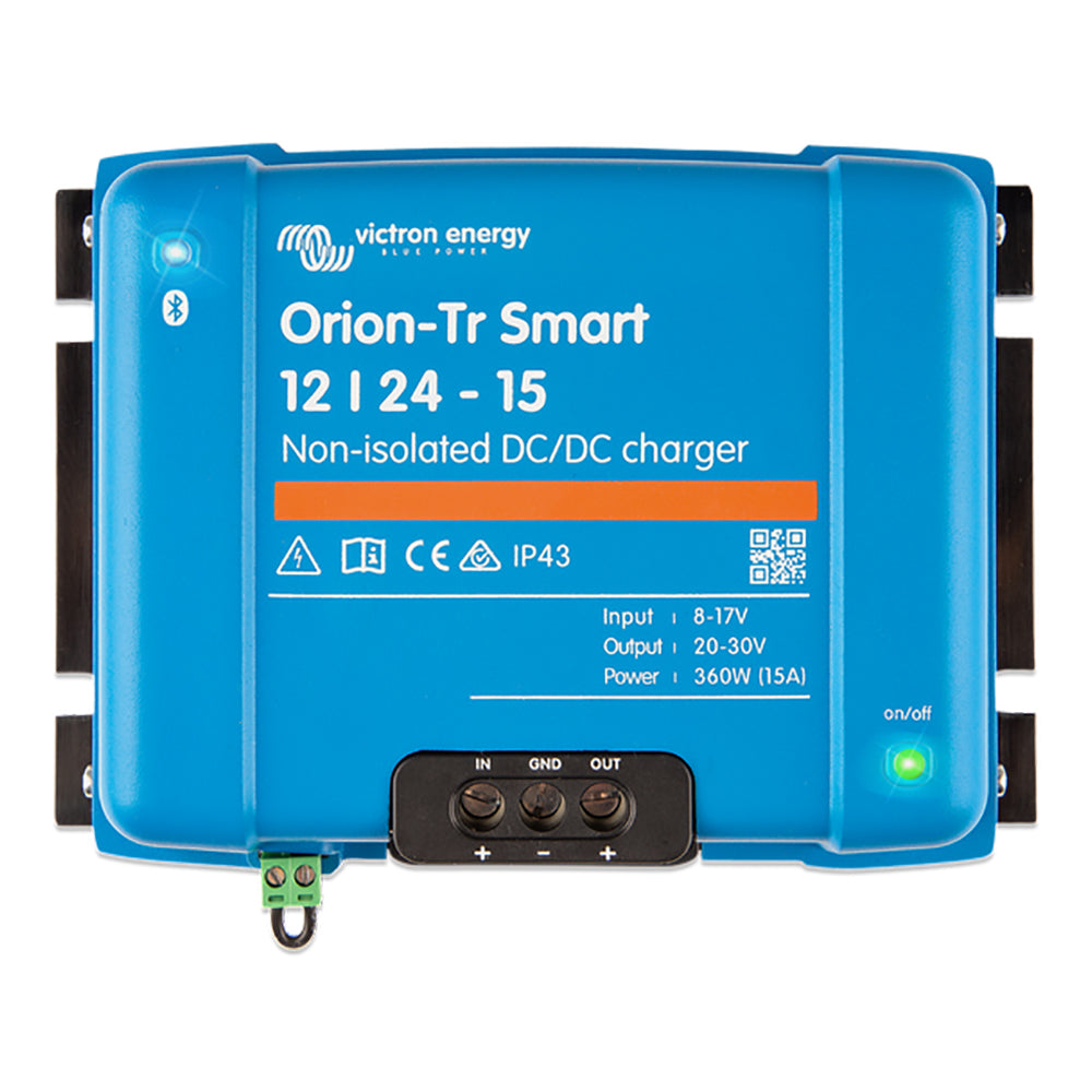 Victron Energy Victron Orion-TR Smart 12/24-15 15A (360W) Non-Isolated DC-DC or Power Supply — marine battery chargers