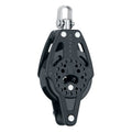 Harken 57mm Carbo Single Ratchet Block w/Swivel & Becket — marine blocks
