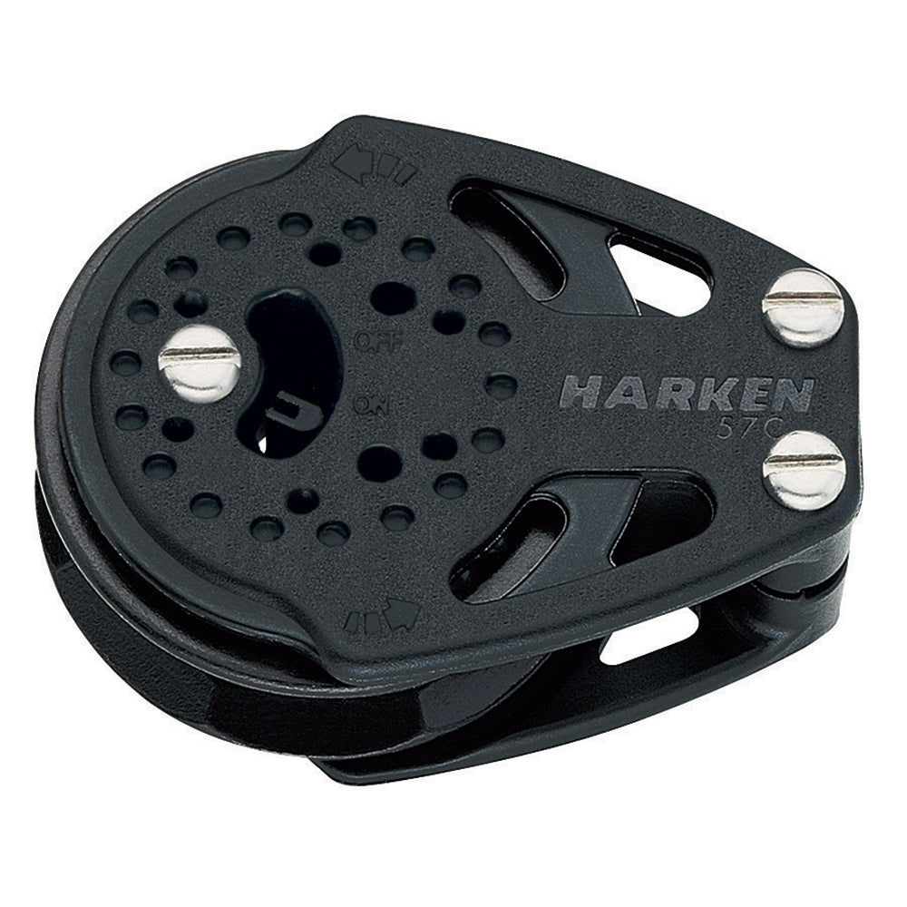 Harken 57mm Single Carbo Ratchet Cheek Block — marine blocks