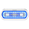 RIGID Industries SR-L Series Marine Spreader Light - White Surface Mount - White Light w/Blue Halo — marine flood/spreader lights