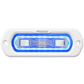 RIGID Industries SR-L Series Marine Spreader Light - White Flush Mount - White Light w/Blue Halo — marine flood/spreader lights