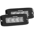 RIGID Industries SR-Q Series PRO Spot Diffused LED - Flush Mount - Pair - Black — marine flood/spreader lights